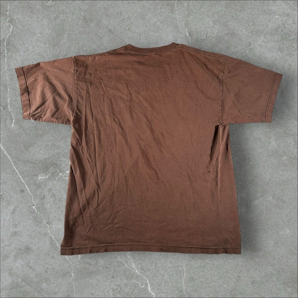 Vintage Beastie Boys Shirt Mens Large Brown 90s Thrashed Punk Hip Hop Band Tee - Picture 9 of 9